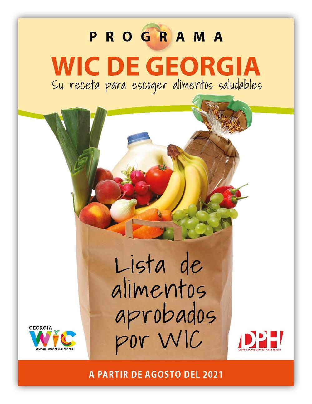 WIC Approved Foods List Cover Image Spanish